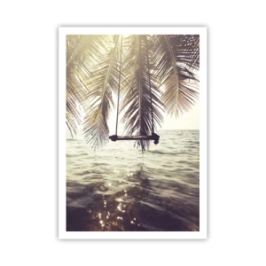 Poster - Sie können nach Belieben in den Wolken schwingen - 70x100 cm