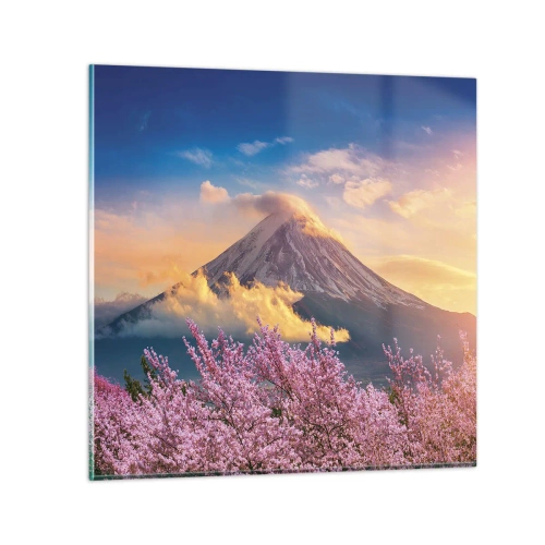 Glasbild - Bild auf glas - Japanische Heiligkeit - 50x50 cm