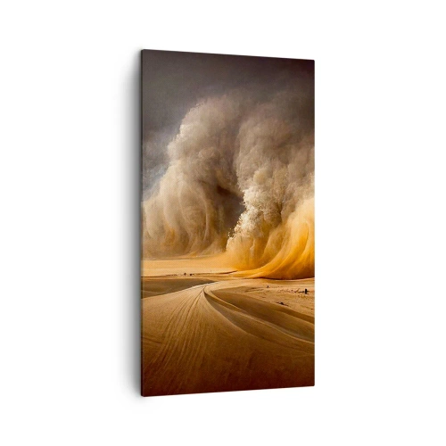 Bild auf Leinwand - Leinwandbild - Zorn der Wüste - 45x80 cm