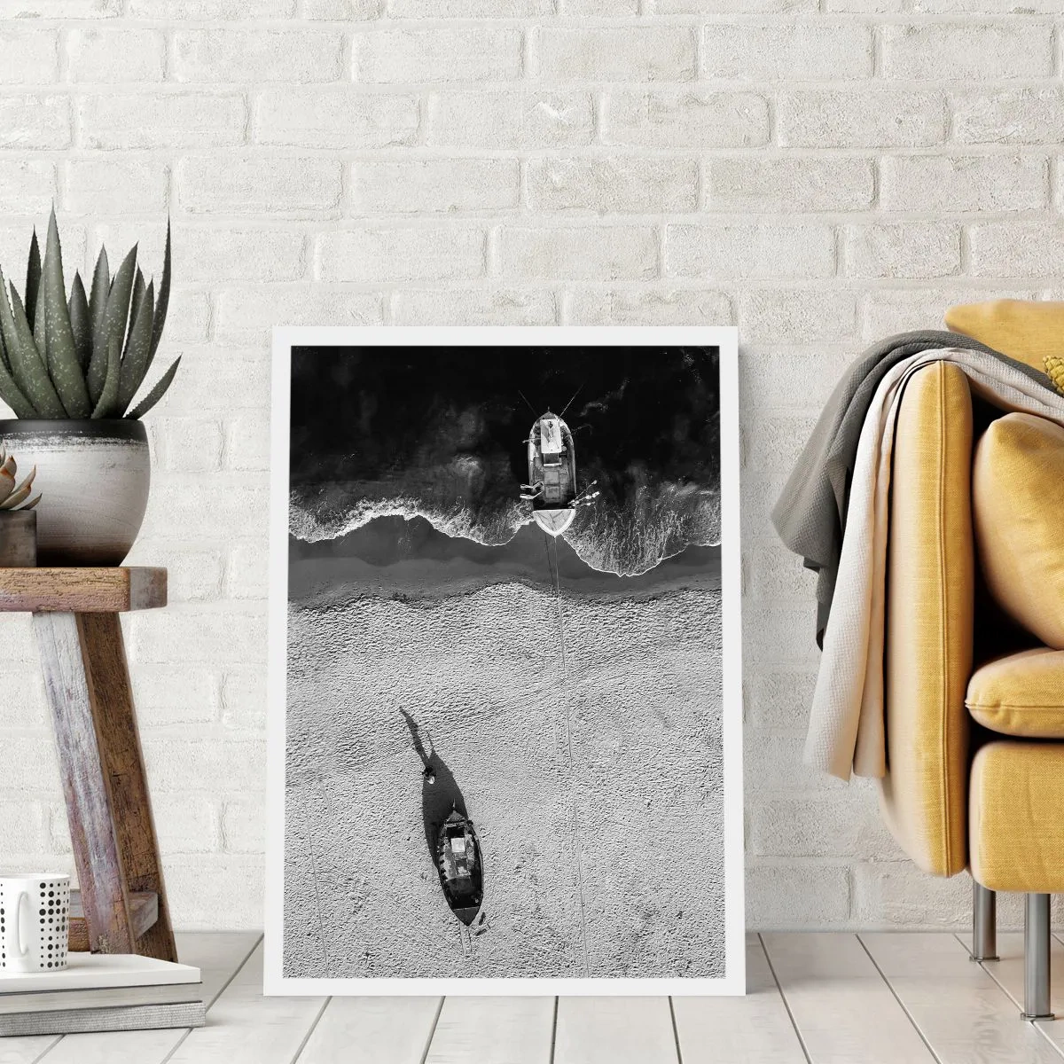 Poster - Immer noch am Ufer… - 70x100 cm