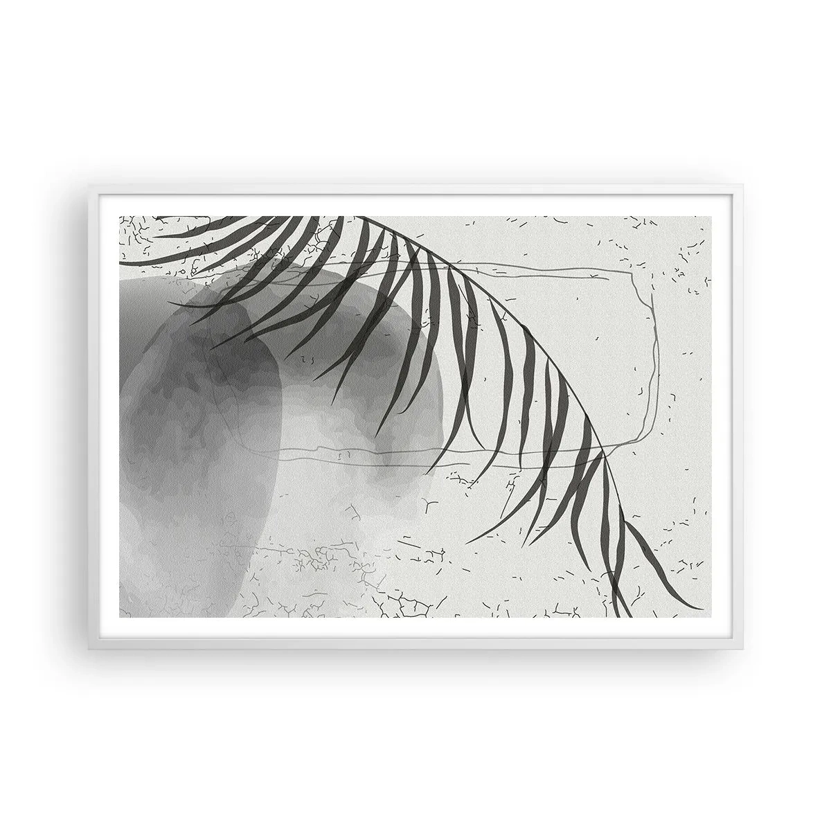 Poster in einem weißen Rahmen - Subtile Exotik der Natur - 100x70 cm