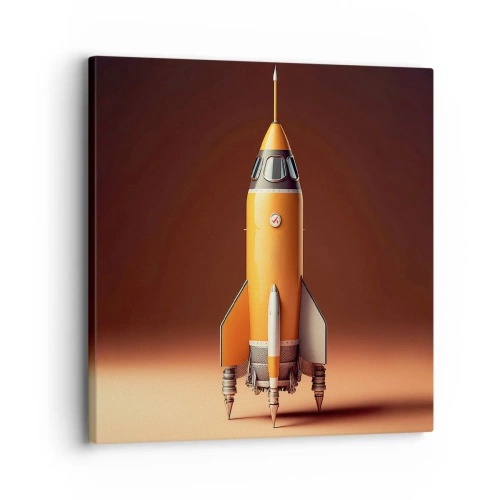 Bild auf Leinwand - Leinwandbild - Es beginnt mit einem Traum - 30x30 cm