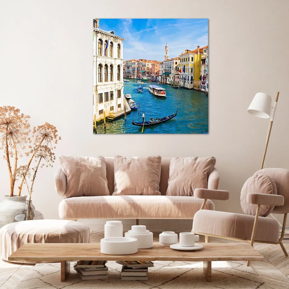 Bild auf Leinwand - Leinwandbild - Der einzigartige Verkehr der Welt - 70x70 cm