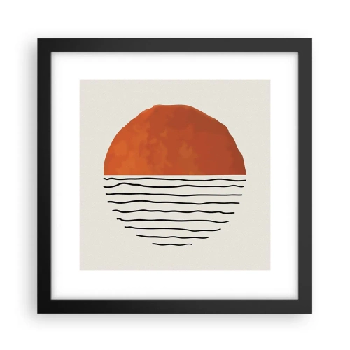 Poster in einem schwarzem Rahmen - Im japanischen Klima - 30x30 cm