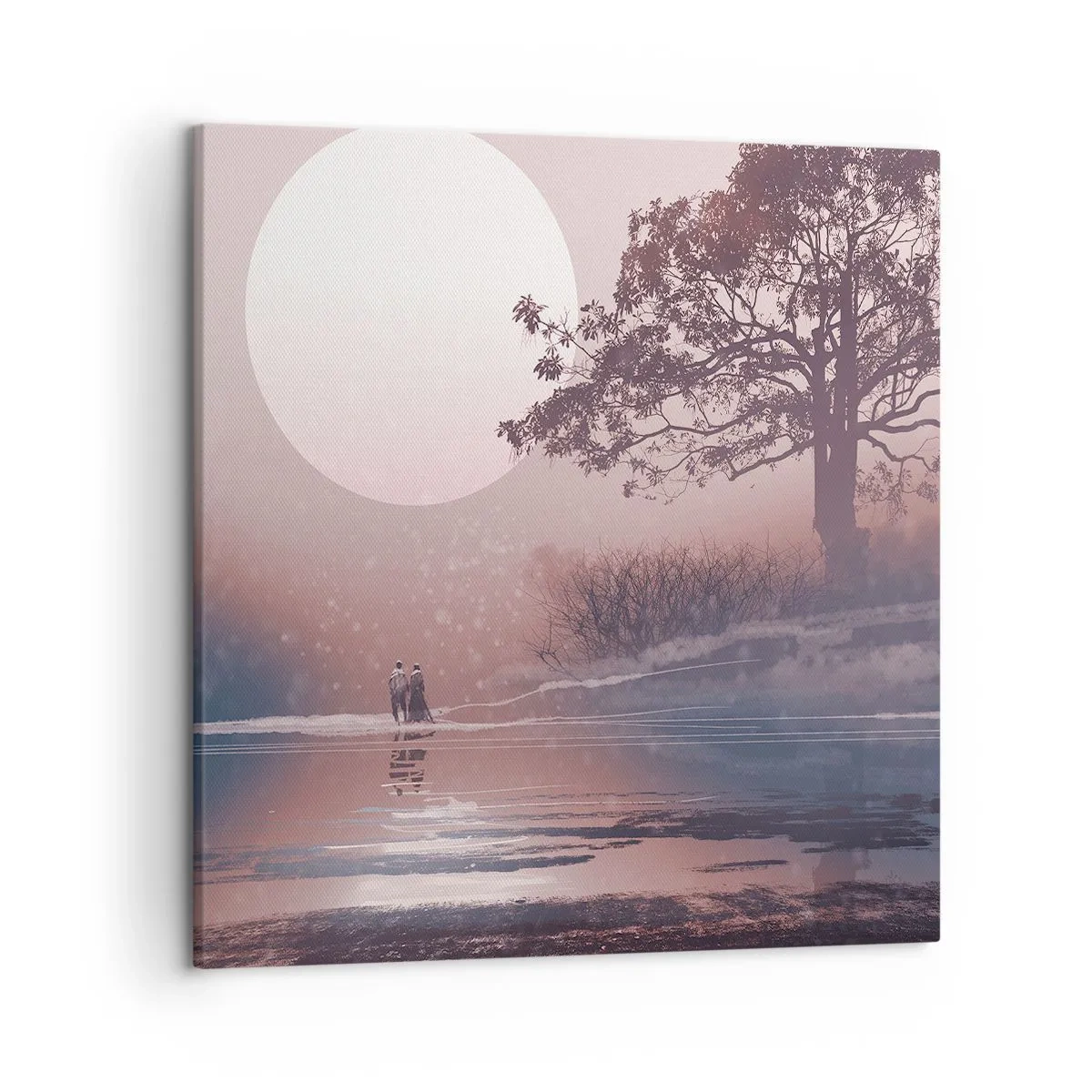 Bild auf Leinwand - Leinwandbild - Wunder der Nacht - 50x50 cm