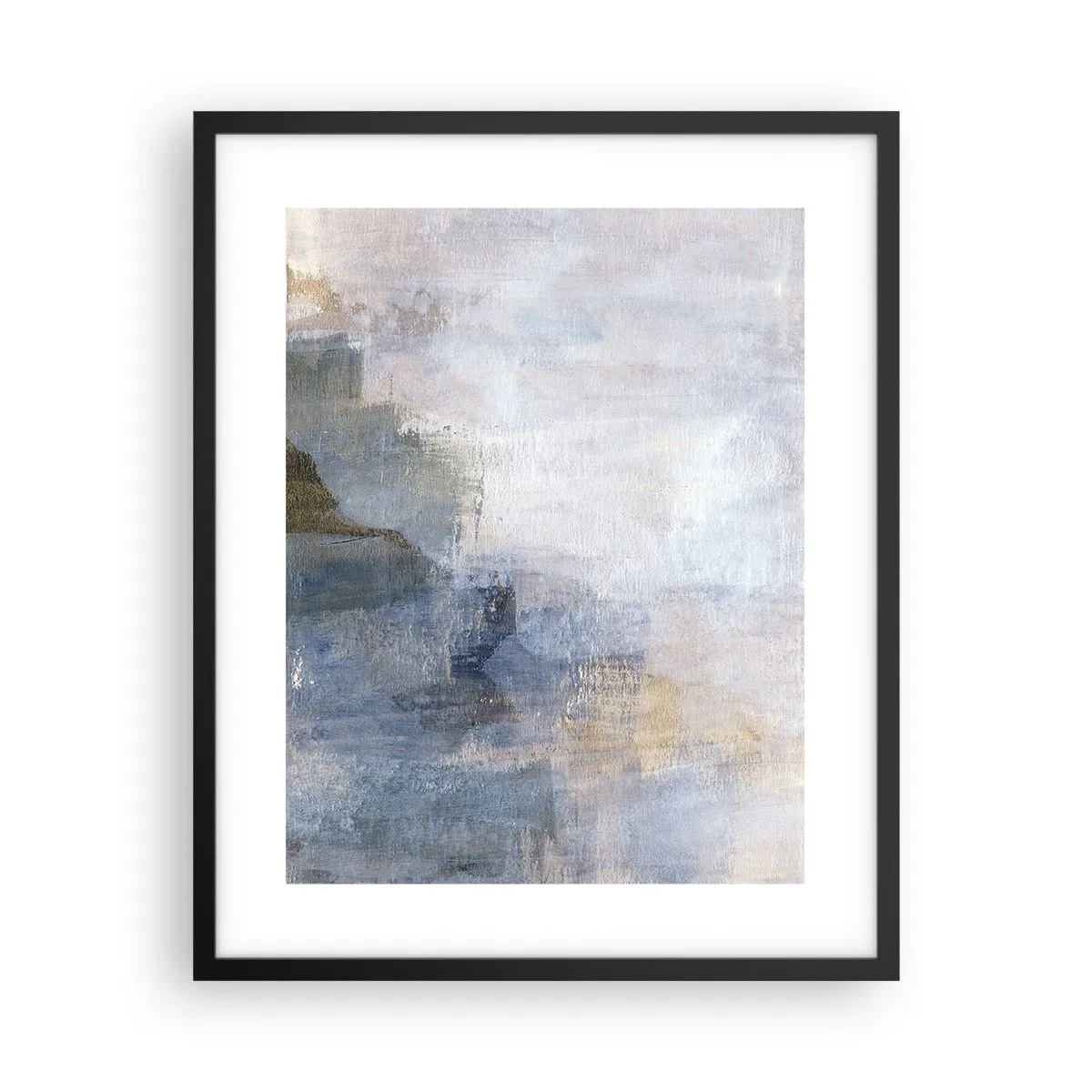 Poster in einem schwarzem Rahmen - Farbtöne und Akkorde - 40x50 cm