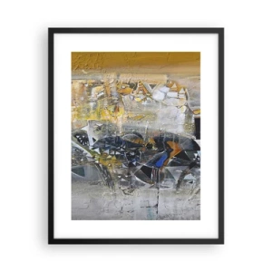 Poster in einem schwarzem Rahmen - Alles wird gut - 40x50 cm