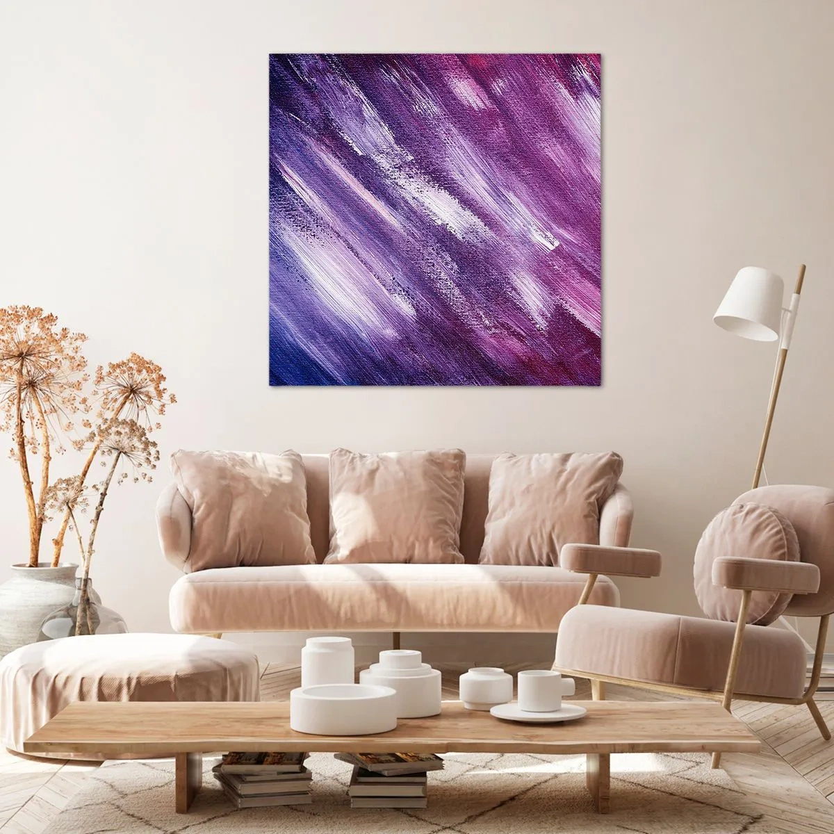 Bild auf Leinwand - Leinwandbild - Wenn der sonnige Wind weht - 50x50 cm