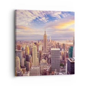 Bild auf Leinwand - Leinwandbild - Nur nach den Wolken greifen - 30x30 cm