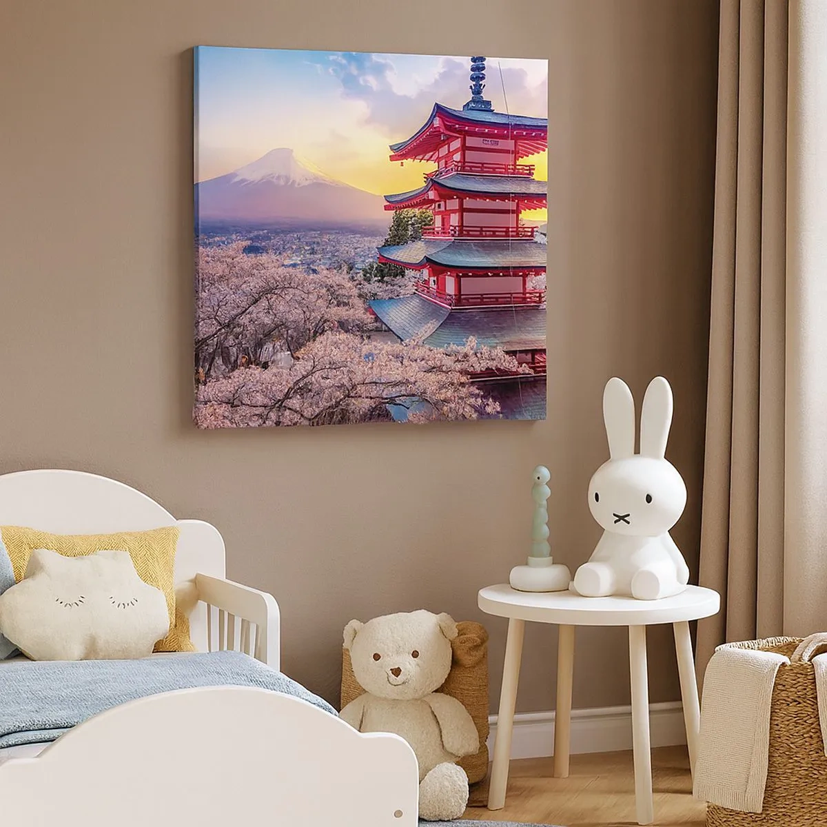 Bild auf Leinwand - Leinwandbild - Die Essenz des japanischen Geistes - 30x30 cm