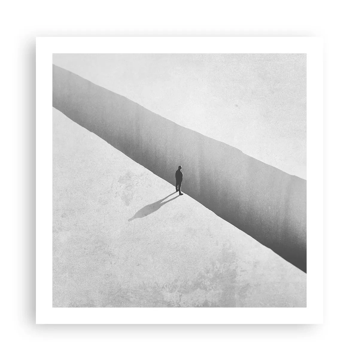 Poster - Klares Ziel - 60x60 cm