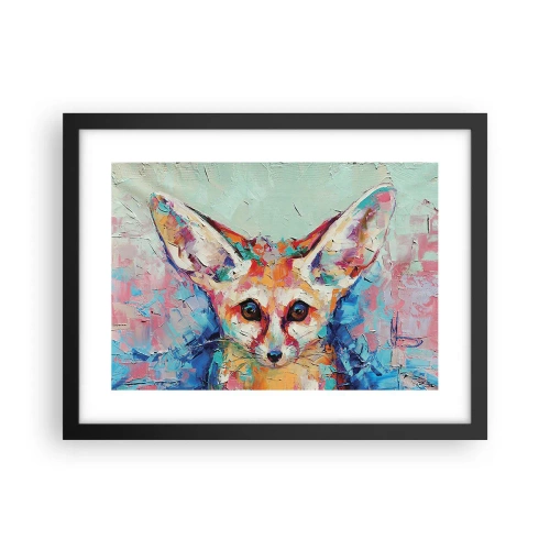 Poster in einem schwarzem Rahmen - Bist du bereit für mich? - 40x30 cm