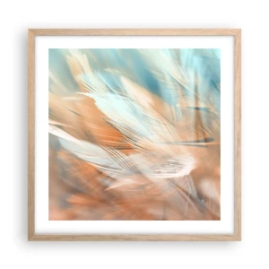 Poster in einem Rahmen aus heller Eiche - Im Land der Sanftmut - 50x50 cm