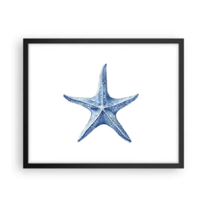Poster in einem schwarzem Rahmen - Stern des Meeres - 50x40 cm