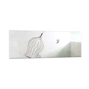 Glasbild - Bild auf glas - In seinem Element - 90x30 cm