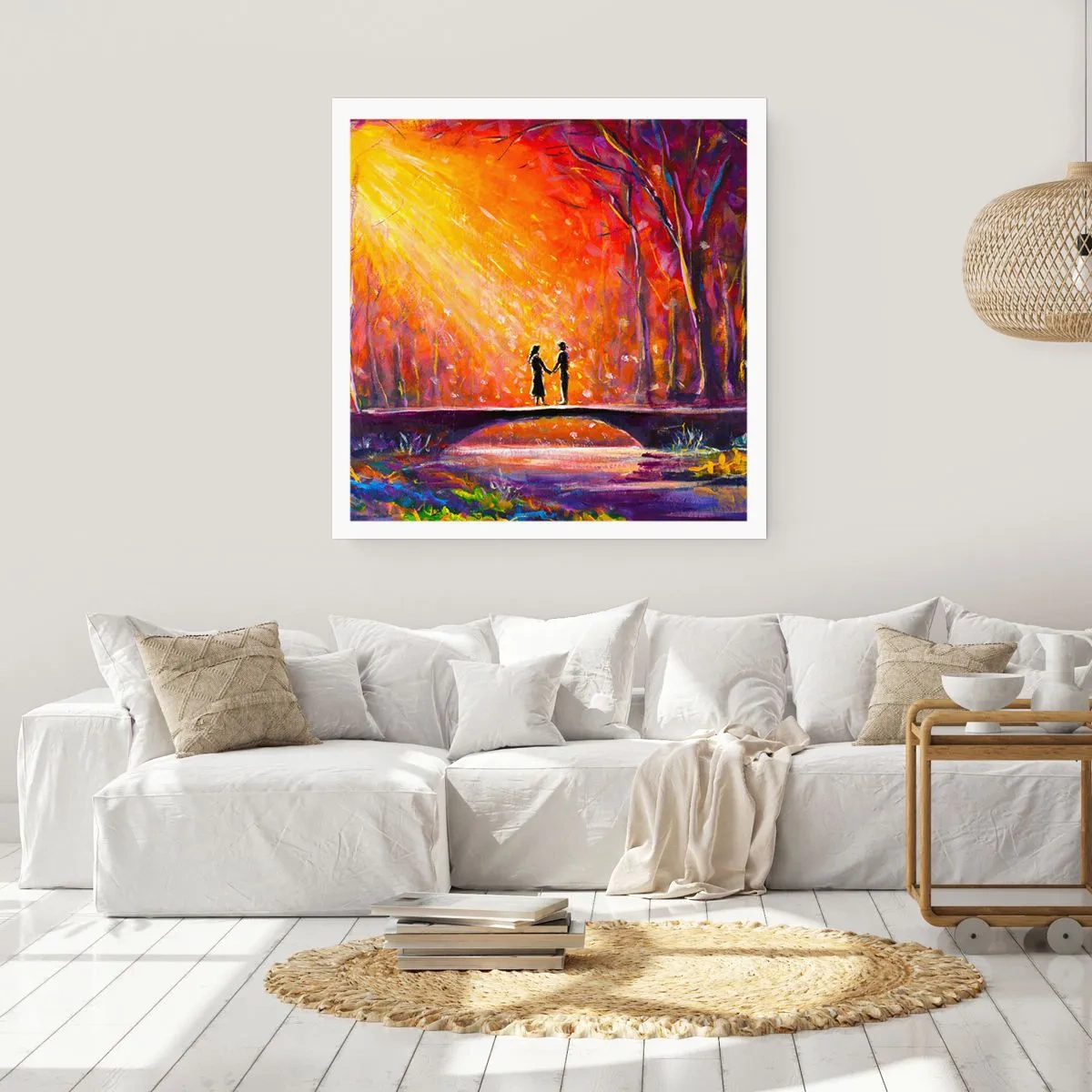 Poster - Der Himmel liebt sie auch - 60x60 cm