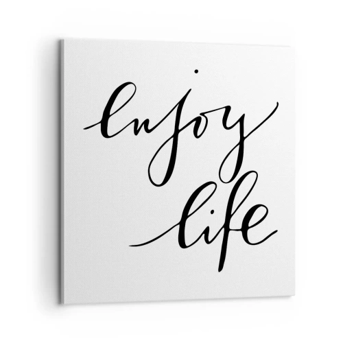 Bild auf Leinwand - Leinwandbild - Nichts hinzufügen… - 60x60 cm