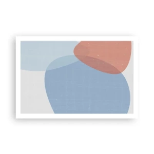 Poster - Pastellbeziehungen - 91x61 cm