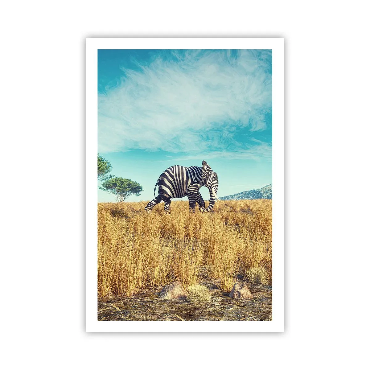 Poster - Grau ist nicht mehr in Mode - 61x91 cm