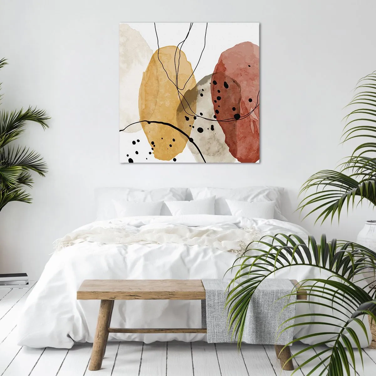 Bild auf Leinwand - Leinwandbild - Wie leichte, transparente Luft - 30x30 cm
