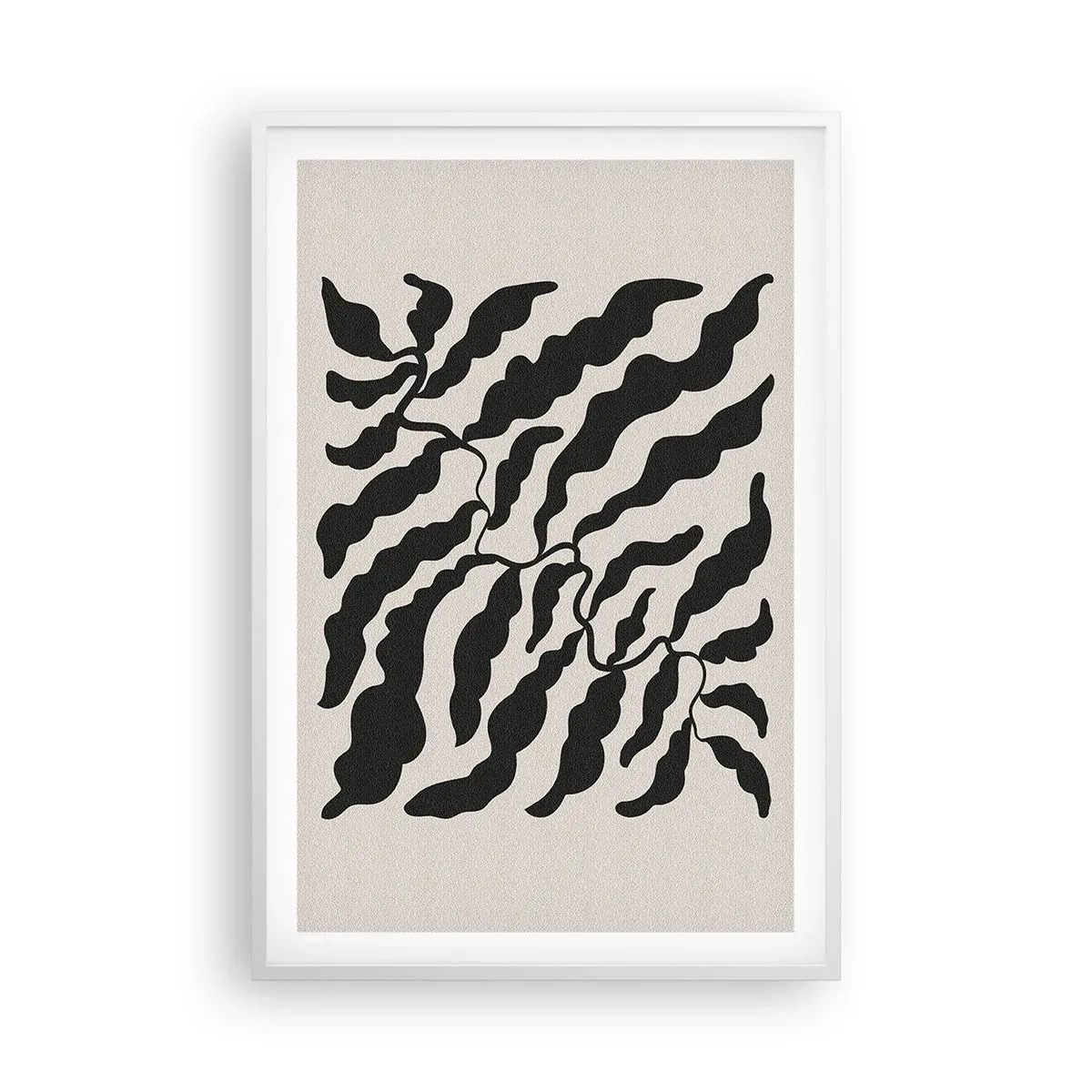 Poster in einem weißen Rahmen - Natur des Quadrats - 61x91 cm