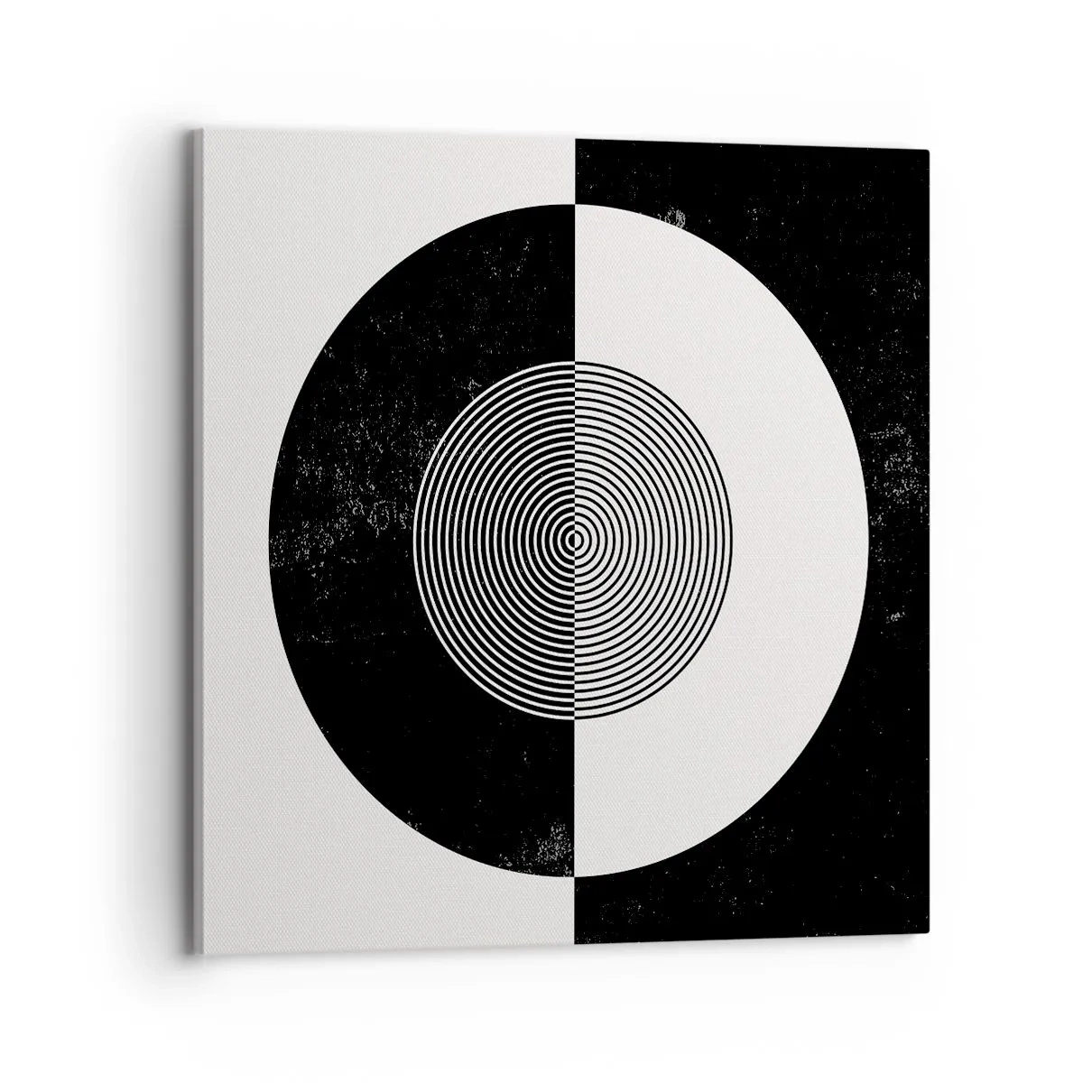 Bild auf Leinwand - Leinwandbild - Harmonie in Schwarz und Weiß - 70x70 cm