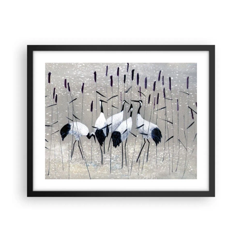 Poster in einem schwarzem Rahmen - Unter ihren eigenen - 50x40 cm