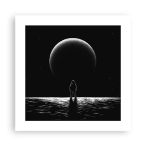 Poster - Angesicht zu Angesicht - 40x40 cm