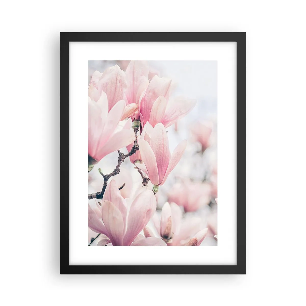 Poster in einem schwarzem Rahmen - Das Ideal der Subtilität - 30x40 cm
