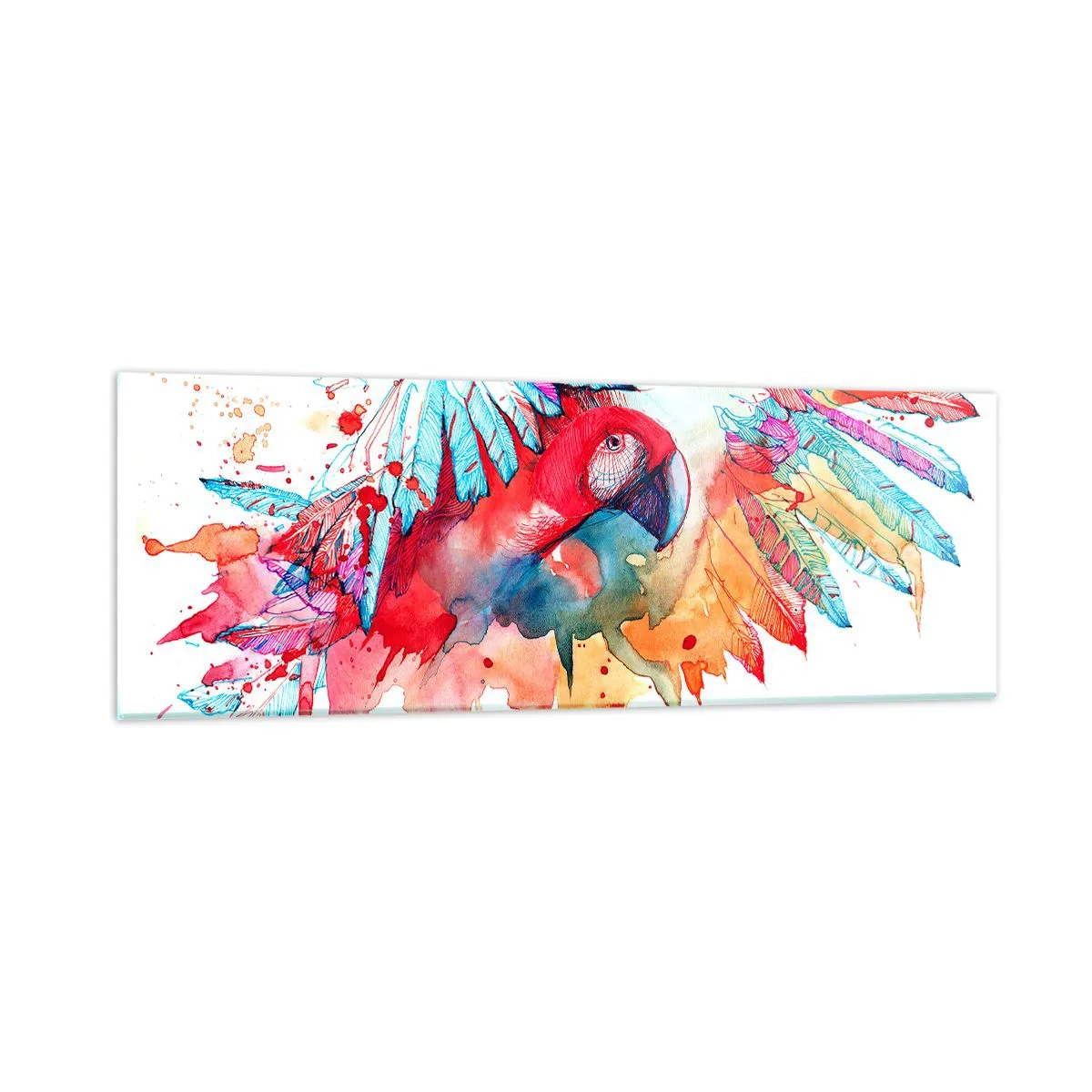 Glasbild - Bild auf glas - . - 90x30 cm