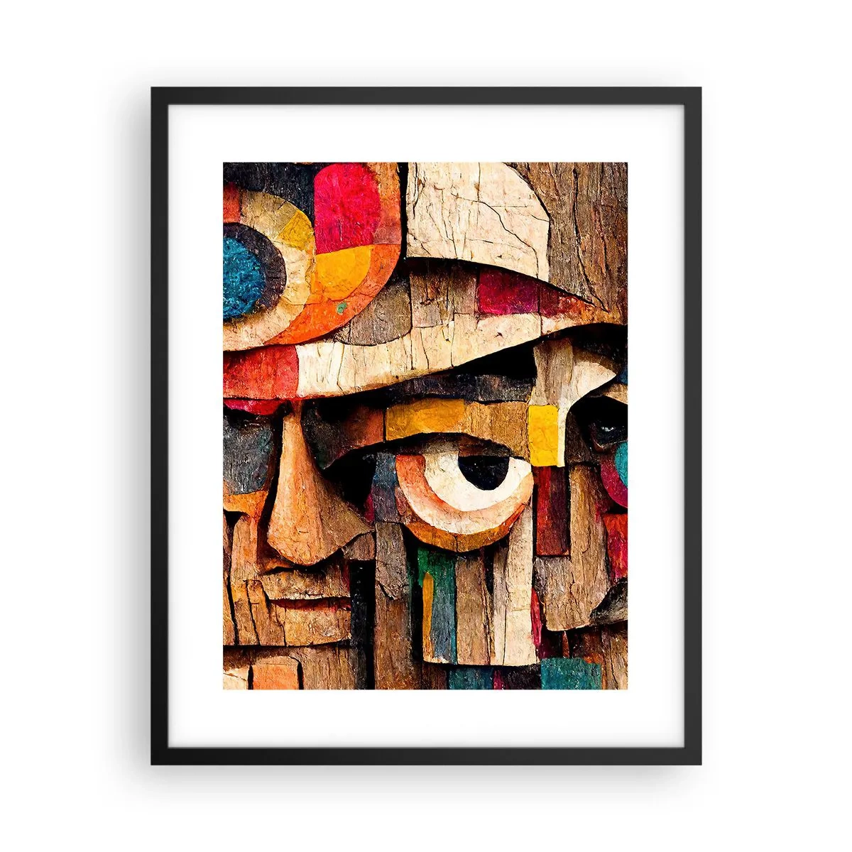 Poster in einem schwarzem Rahmen - Ich sehe dich… - 40x50 cm