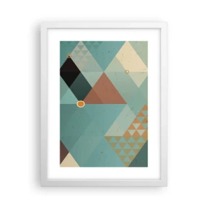 Poster in einem weißen Rahmen - Einheit der Vielheit, Vielheit der Einheit - 30x40 cm