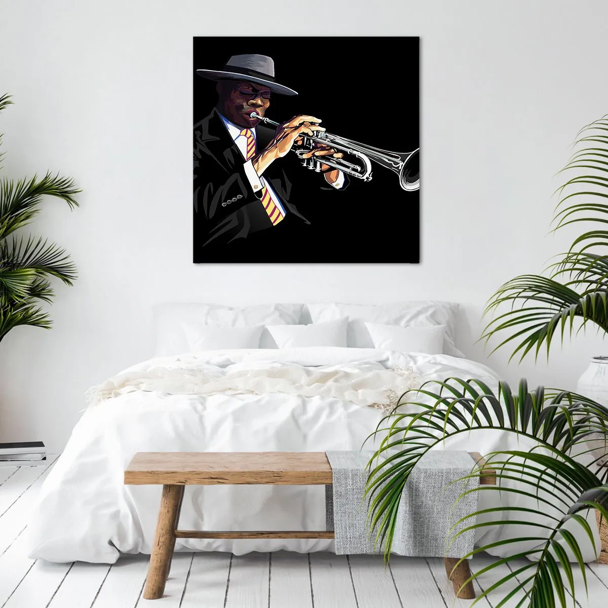 Bild auf Leinwand - Leinwandbild - Charme der alten Schule - 40x40 cm