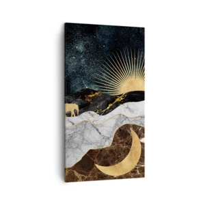 Bild auf Leinwand - Leinwandbild - Ewige Gesetze - 45x80 cm