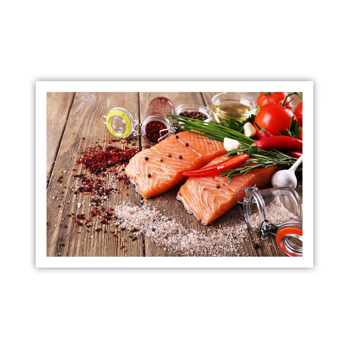 Poster - Norwegisches Abenteuer in der Küche - 91x61 cm