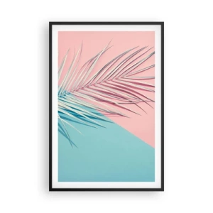 Poster in einem schwarzem Rahmen - Tropischer Eindruck - 61x91 cm