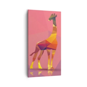 Bild auf Leinwand - Leinwandbild - In den Farben der Savanne - 55x100 cm
