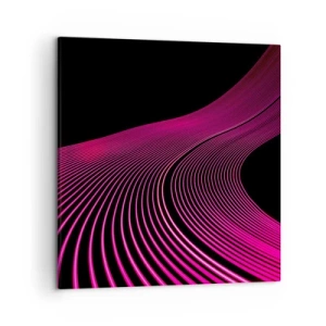 Bild auf Leinwand - Leinwandbild - Allee des Lichts - 50x50 cm