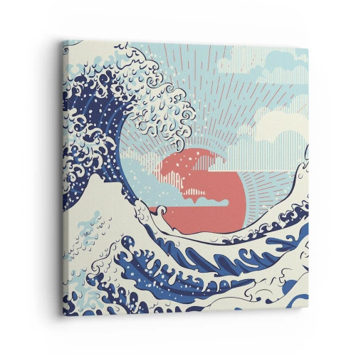Bild auf Leinwand - Leinwandbild - Von japanischer Inspiration - 30x30 cm