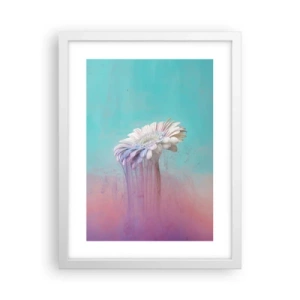 Poster in einem weißen Rahmen - Blumenunterwelt - 30x40 cm
