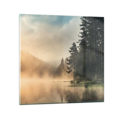 Glasbild - Bild auf glas - Die Geburt des Tages - 70x70 cm