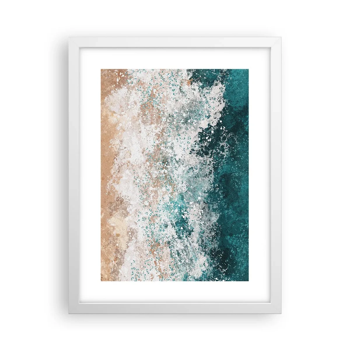 Poster in einem weißen Rahmen - Meeresgeschichten - 30x40 cm