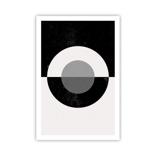 Poster - Harmonie in Schwarz und Weiß - 61x91 cm