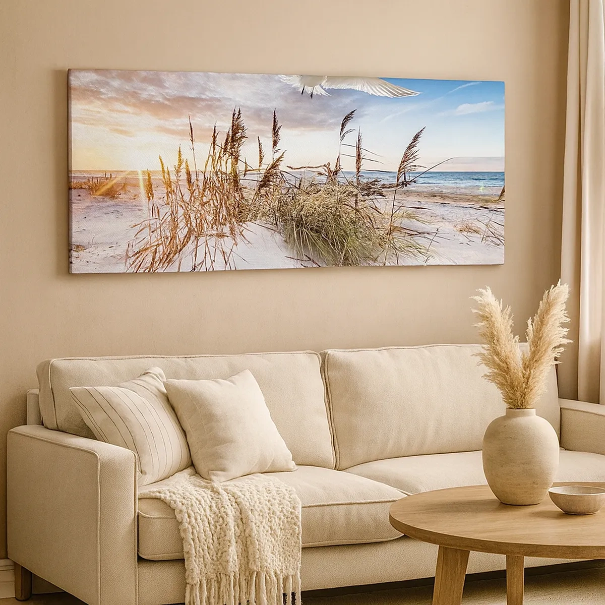 Bild auf Leinwand - Leinwandbild - Wind vom Meer - 30x30 cm