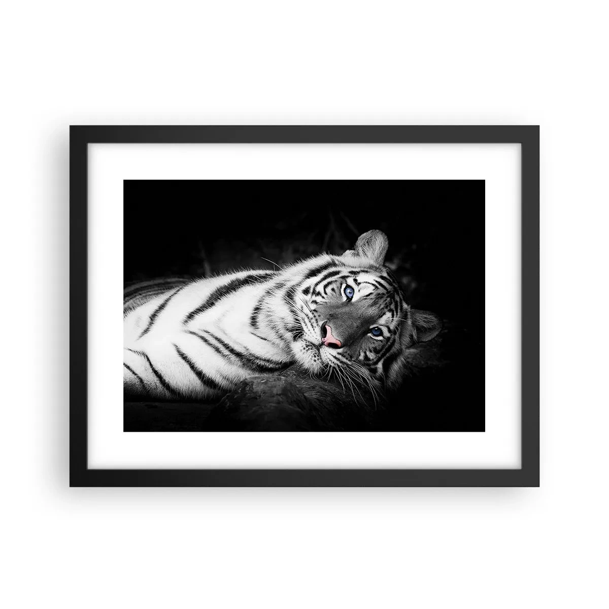 Poster in einem schwarzem Rahmen - Wildnis und Frieden - 40x30 cm