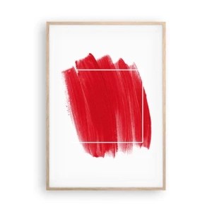 Poster in einem Rahmen aus heller Eiche - Aus dem Rahmen - 70x100 cm