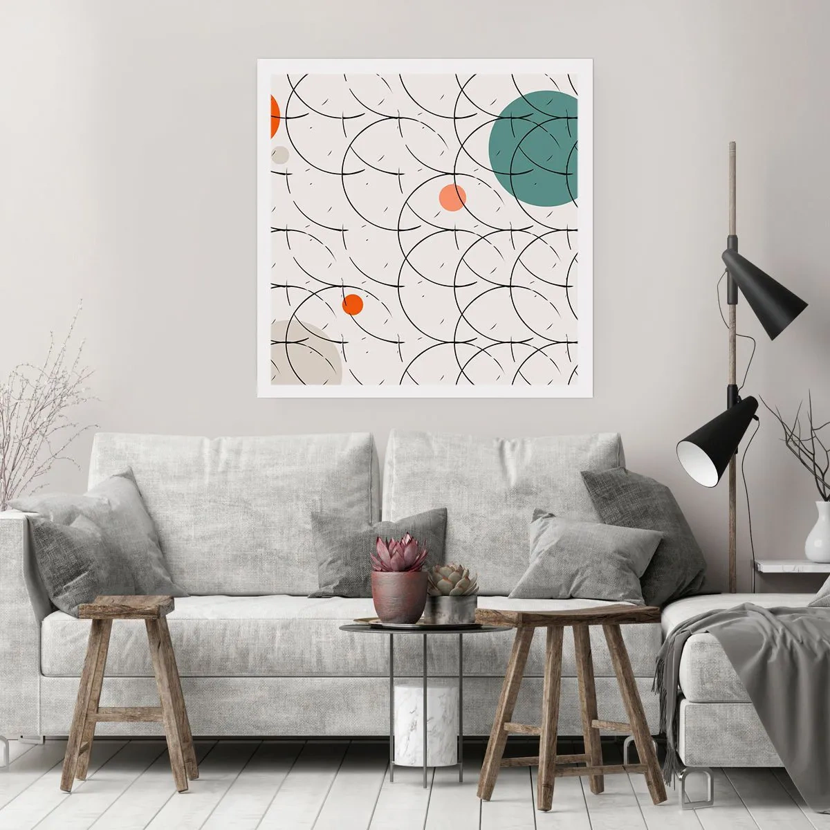 Poster - Im Pop-Art-Geist - 30x30 cm