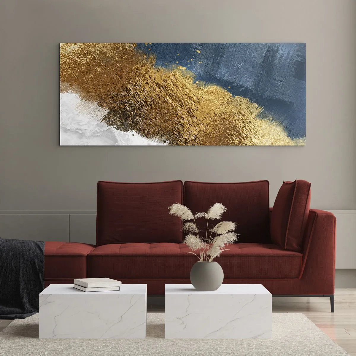 Glasbild - Bild auf glas - Farben des Sommers - 100x40 cm