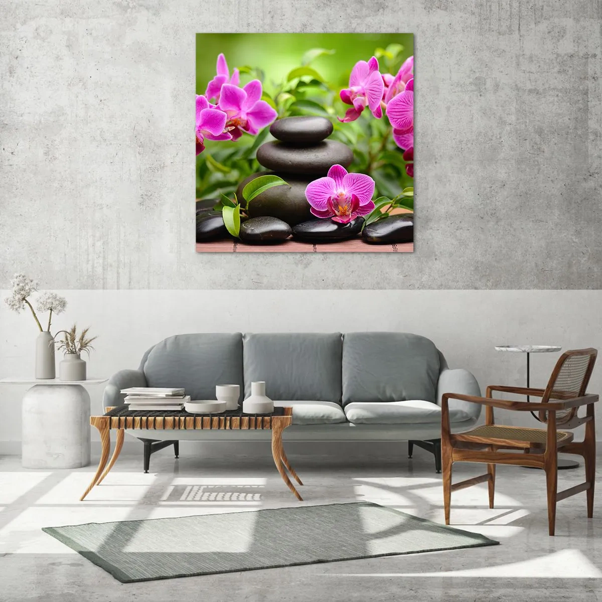 Glasbild - Bild auf glas - Die Pyramide des Friedens - 70x70 cm