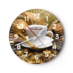 Wanduhr - Glasuhr - Für Nervenkitzel-Suchende - 40x40 cm